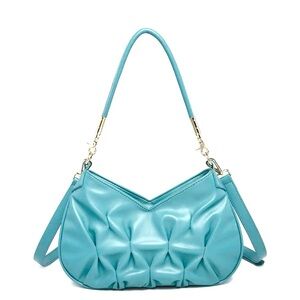 SOLD - Elegant Ocean Blue Women's Handbag